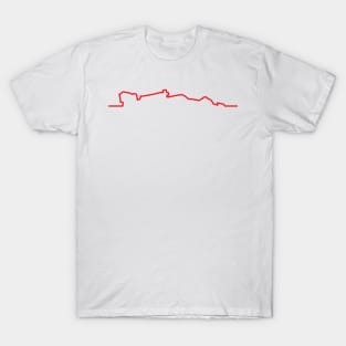 Ferrari F1 Car Line Art - 2022 Model T-Shirt